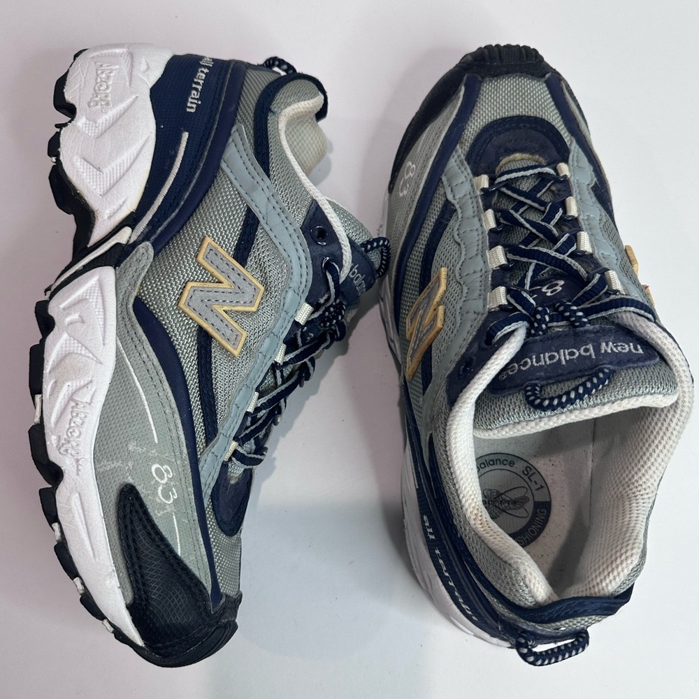 Women’s New Balance Blue and Gray Sneakers - Picture 2 of 7